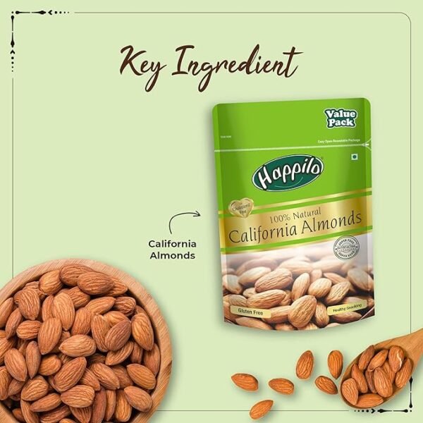 Happilo Premium Natural Californian Almonds - Image 3