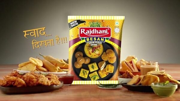Rajdhani Organic Besan Flour (500g Pack) | 100% Chana Dal Besan - Image 5